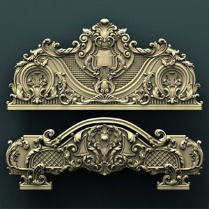 5535_headboard 3d 3д модель изголовье кровати, ажурная спинка кровати, headboard bed 3d model, stl max dxf cdr, из дерева, фрезерная резка, макет чертеж, лекало изголовья спинки кровати cnc, wooden bed head, CNC cutting bedhead