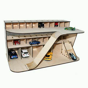 plywood car shelf dxf cdr ai vector layout plan free 2d for cnc Полка для машинок лазерная резка, фрезерная резка векторный макет лекало раскрой для резки