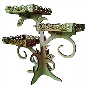 Подставка под пирожное. Вариант 2