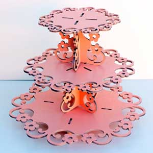 Подставка под пирожное. Вариант 3