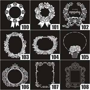 Ритуальные макеты для плоттерной резки, для плотера, векторные рисунки на памятник, графика ритуальная, трафареты для памятников