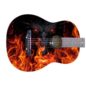 Винилография гитара наклейка на гитару Брест