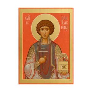 Святой целитель Пантелеимон Иконография Брест