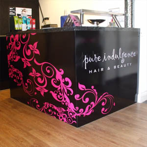 Винилография административной стойки