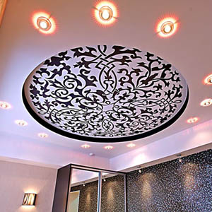 Графика на потолке