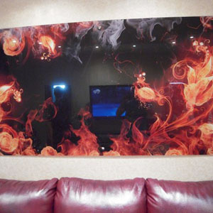 Стеклянная панель с любым изображением