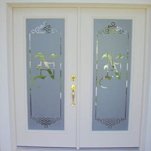 Матирование стекла пленкой