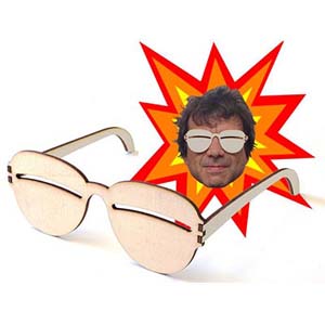 Очки в стиле эскимос сувенир подарок мужчине мужу