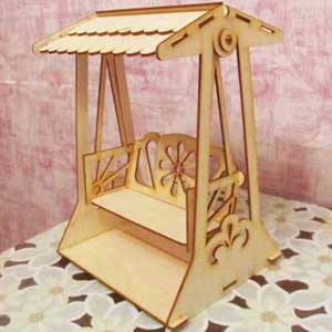 Качель для куклы. Фанера Брест