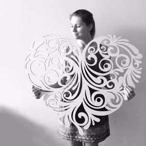 Ажурное сердце свадебный декор Брест