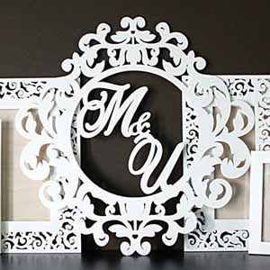 Ажурная рамка свадебный декор Брест