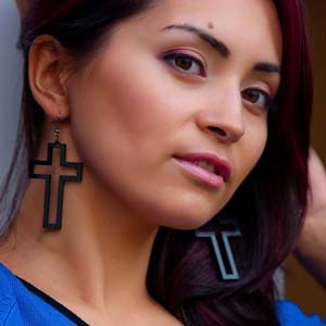 Серьги крест greyleo Брест