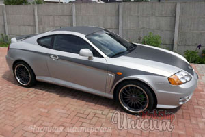 Виниловые аппликации на бортах (серый карбон) Брест