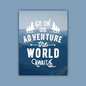 Мотивационный постер на подрамнике Брест