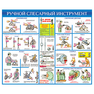 Стенд 180. Труды Ручный слесарный инструмент векторные макеты Детский сад стенды для детского сада в группу, для школы, с карманами кармашками, охрана труда для школы информационный стенд для информации для карманов на стену большого размера оригинал макет