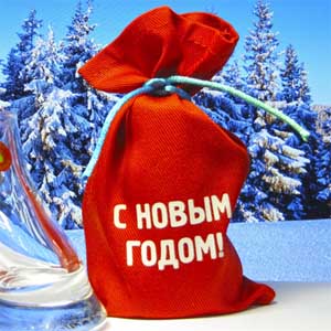 Красный подарочный мешочек Брест