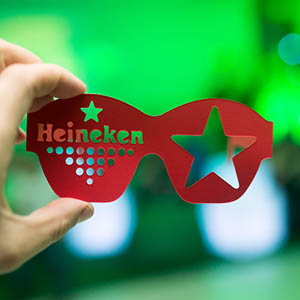 Очки картонные с логотипом Брест