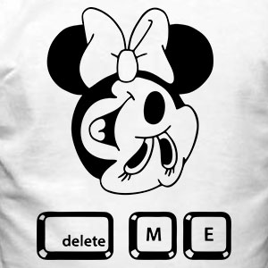 Майка прикольная на день рождения MinniMouse delete me прикольные лучшие оригинальные Принты на майки высокое разрешение векторные макеты, аппликация на майку, сублимация, шелкография, прямая печать, полифлекс с печатью t-shirt print печать на майке крутая футболка свой оригинальный принт печать без фона формат PNG CDR JPG