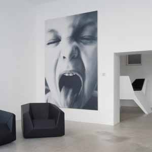 Цельный принт на стену в интерьере обои Брест